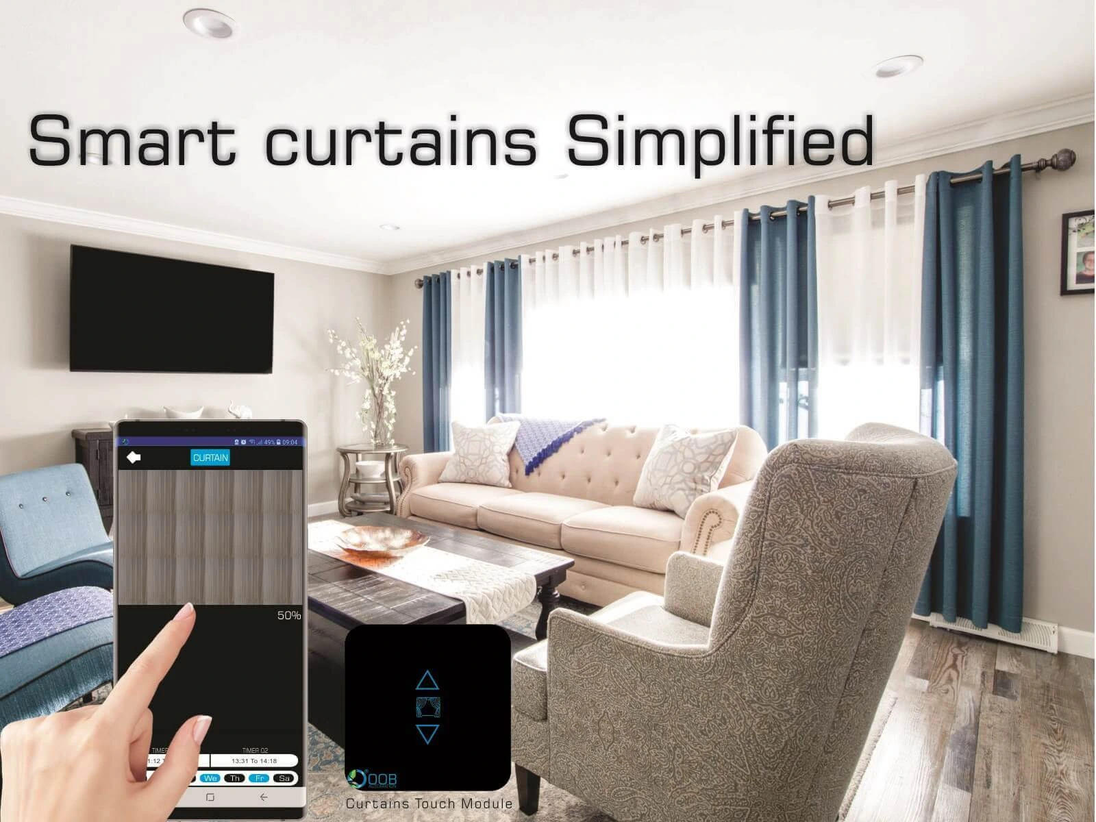 OOB Curtain Controller Systems
